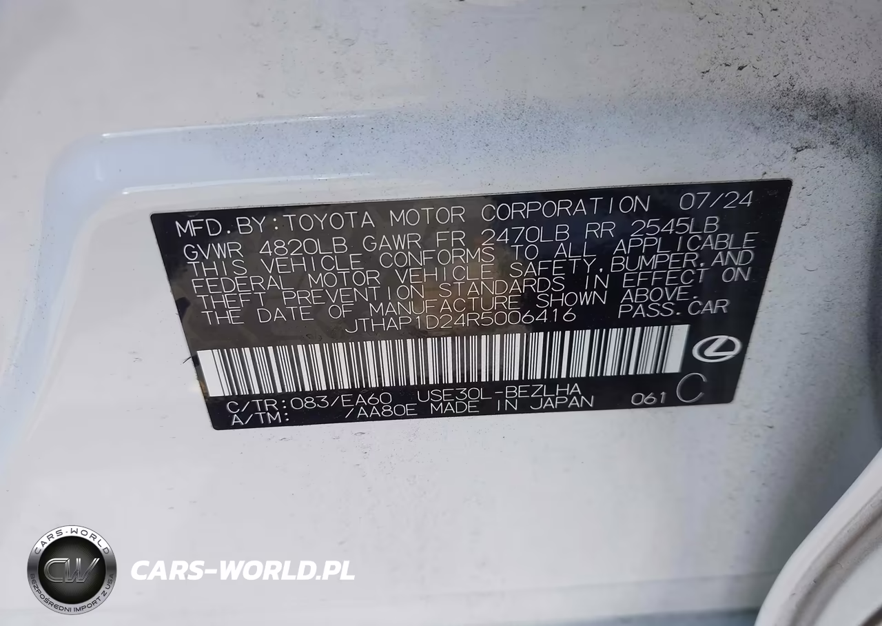 2024 Lexus Is 500 F Sport Performance Premium VIN:JTHAP1D24R5006416 - 9