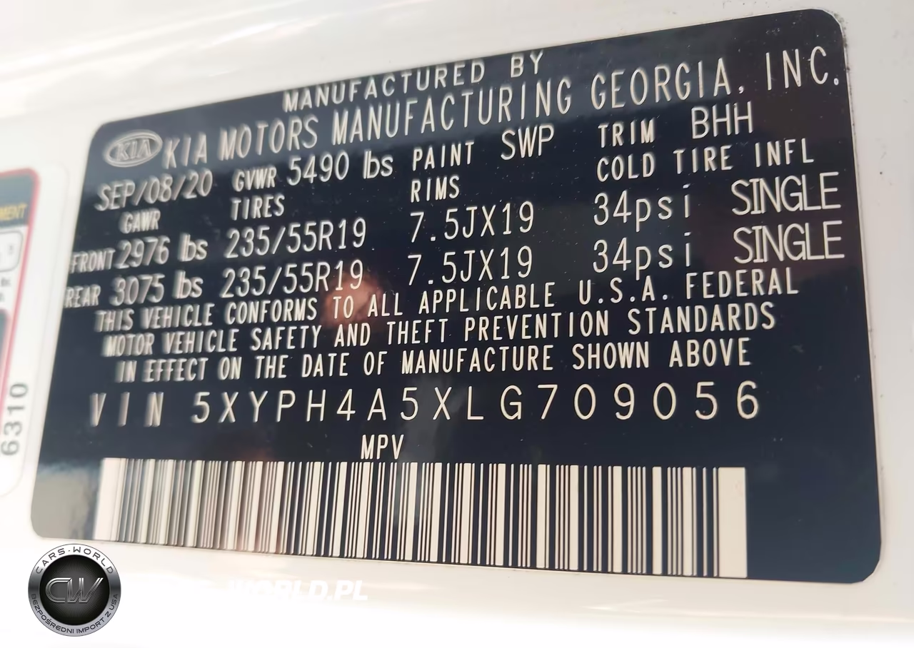2020 Kia Sorento 3.3L Ex VIN:5XYPH4A5XLG709056 - 9