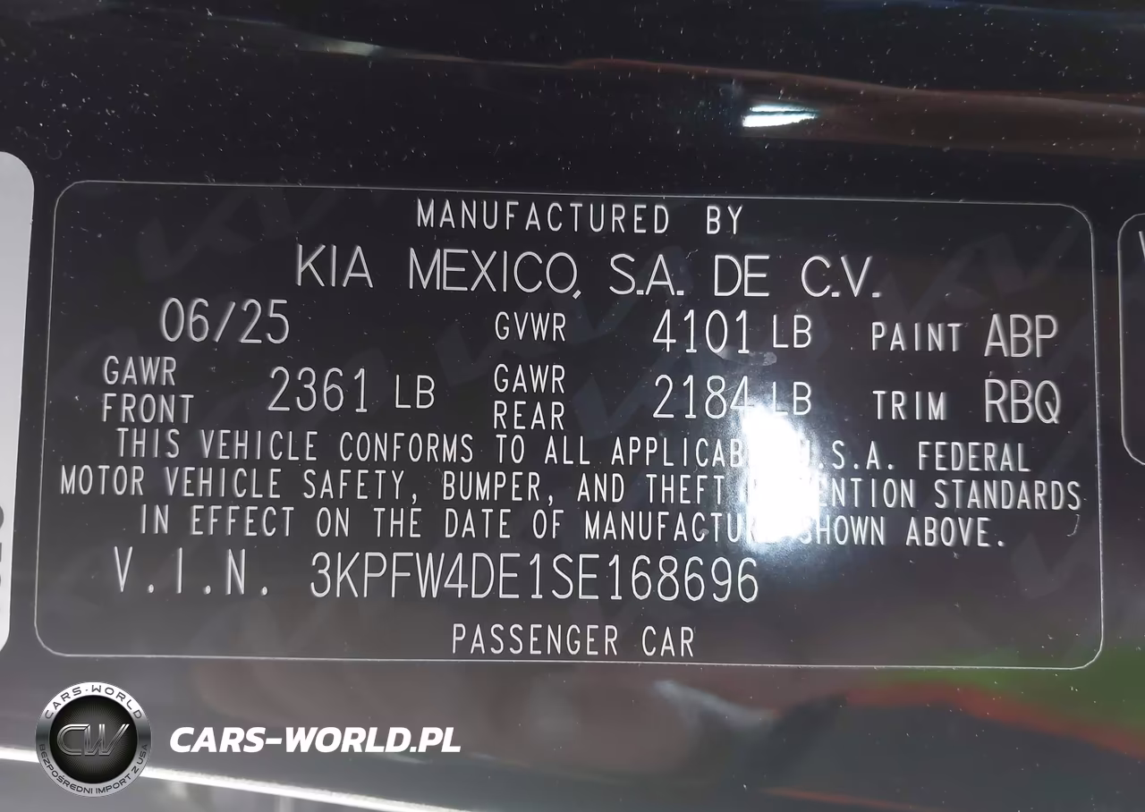 2025 Kia K4 Gt-Line VIN:3KPFW4DE1SE168696 - 9