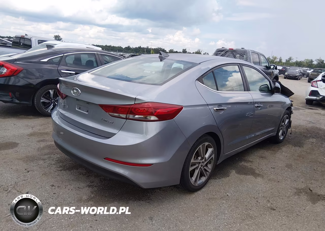 2017 Hyundai Elantra Limited VIN:5NPD84LF2HH013607 - 4