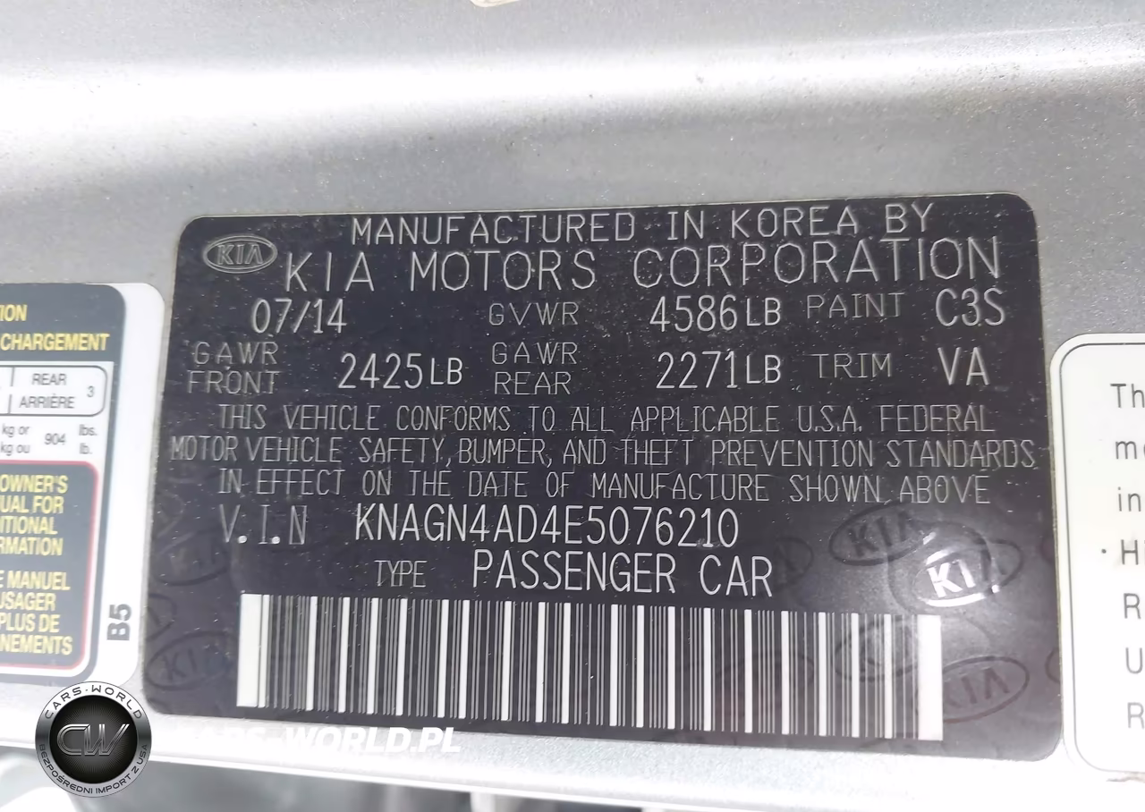 2014 Kia Optima Hybrid Ex VIN:KNAGN4AD4E5076210 - 9