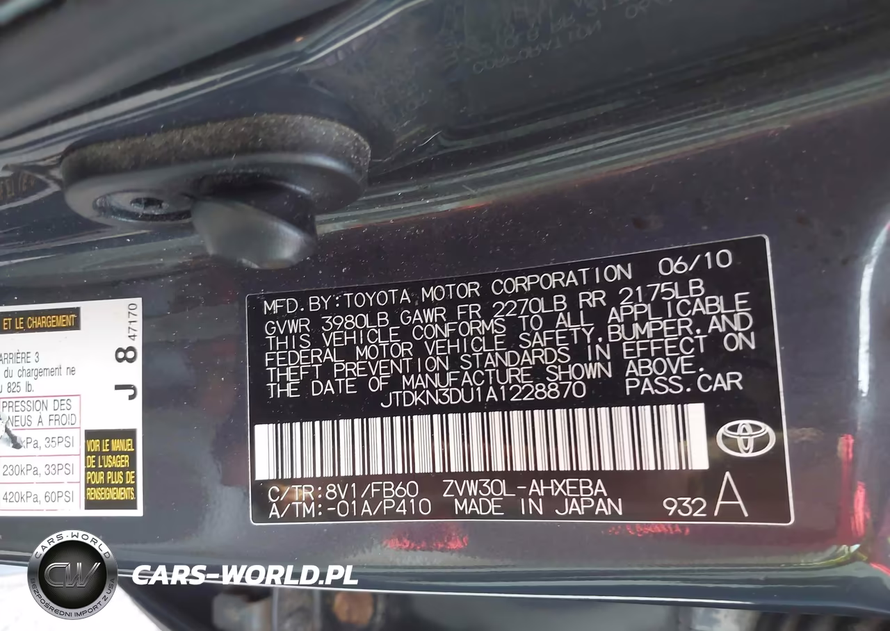2010 Toyota Prius Ii VIN:JTDKN3DU1A1228870 - 9