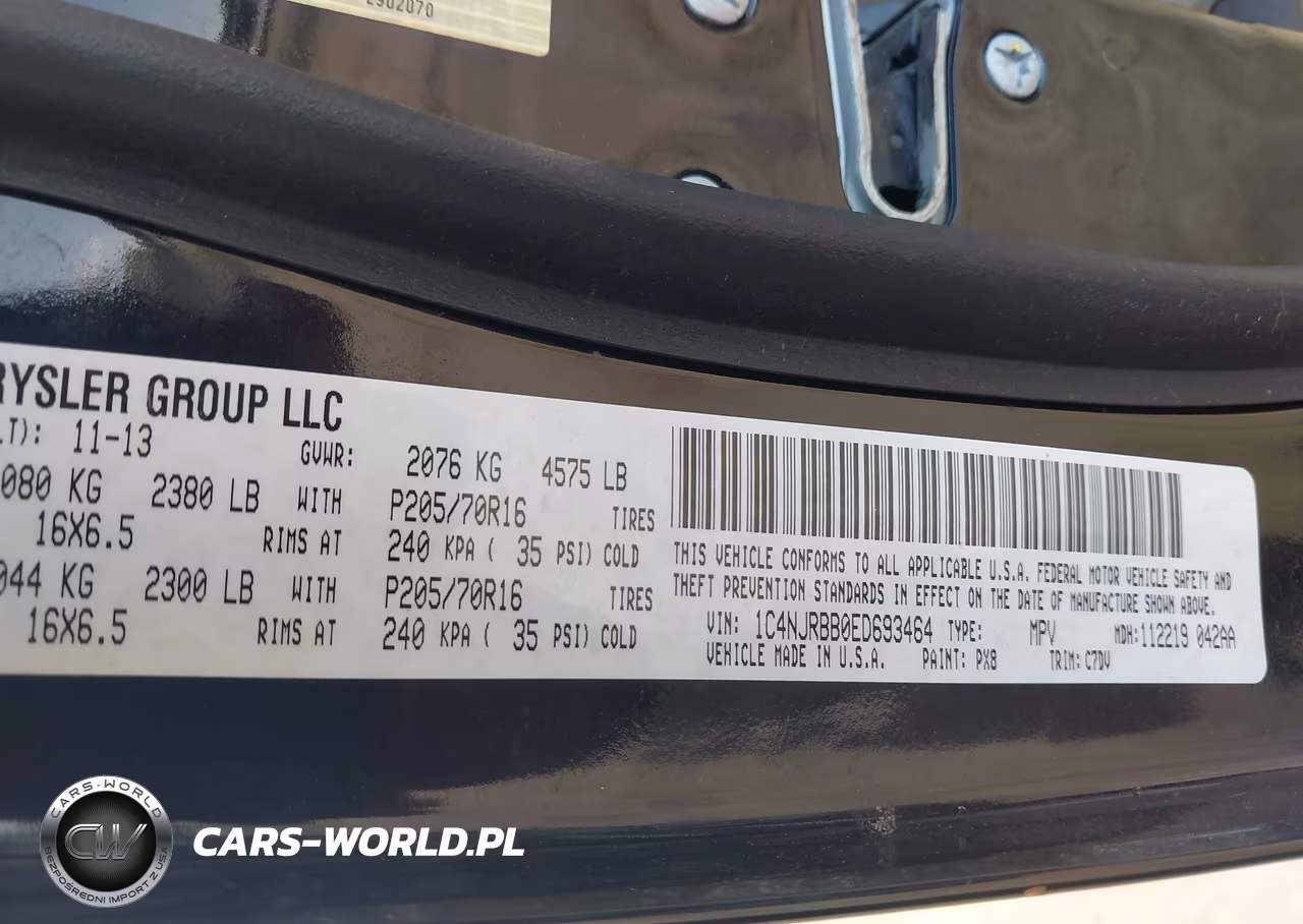 2014 Jeep Patriot Sport VIN:1C4NJRBB0ED693464 - 9