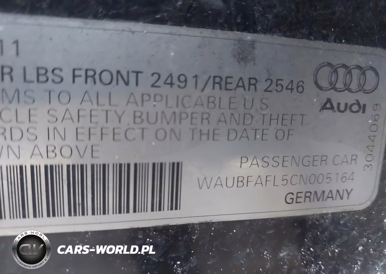 2012 Audi A4 2.0T Premium VIN:WAUBFAFL5CN005164 - 9