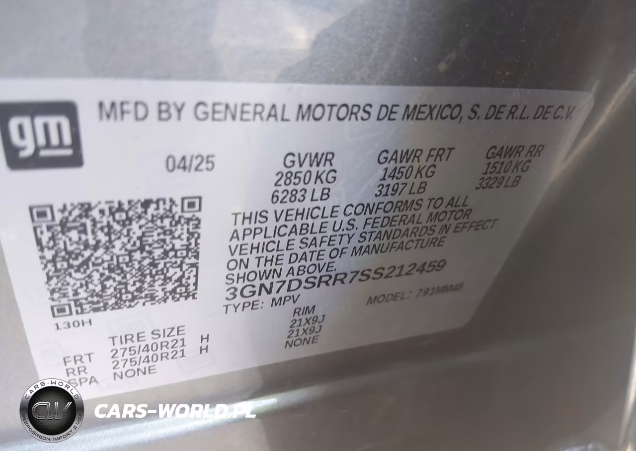 2025 Chevrolet Equinox Ev Rs VIN:3GN7DSRR7SS212459 - 9