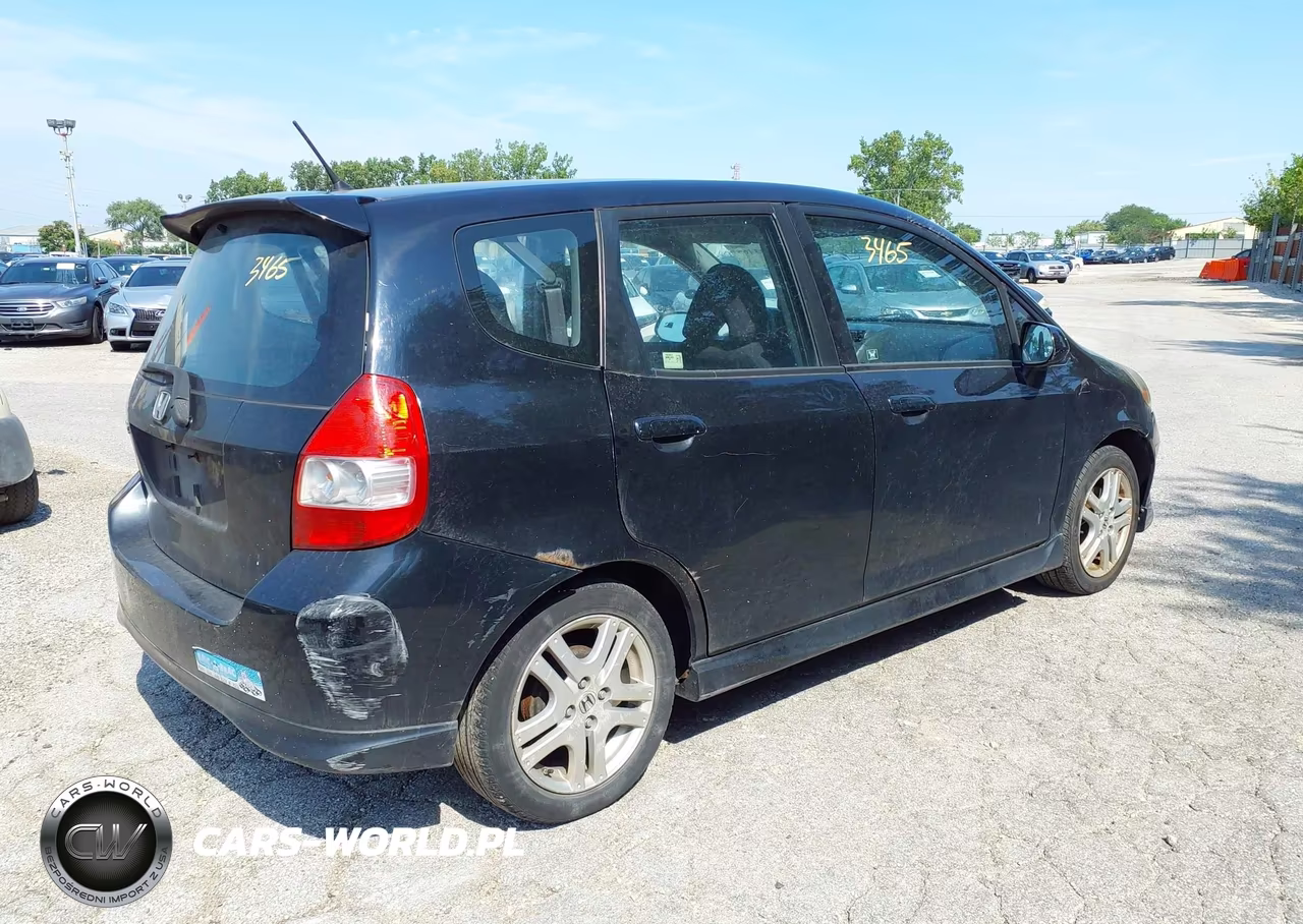 2008 Honda Fit Sport VIN:JHMGD38638S013871 - 4