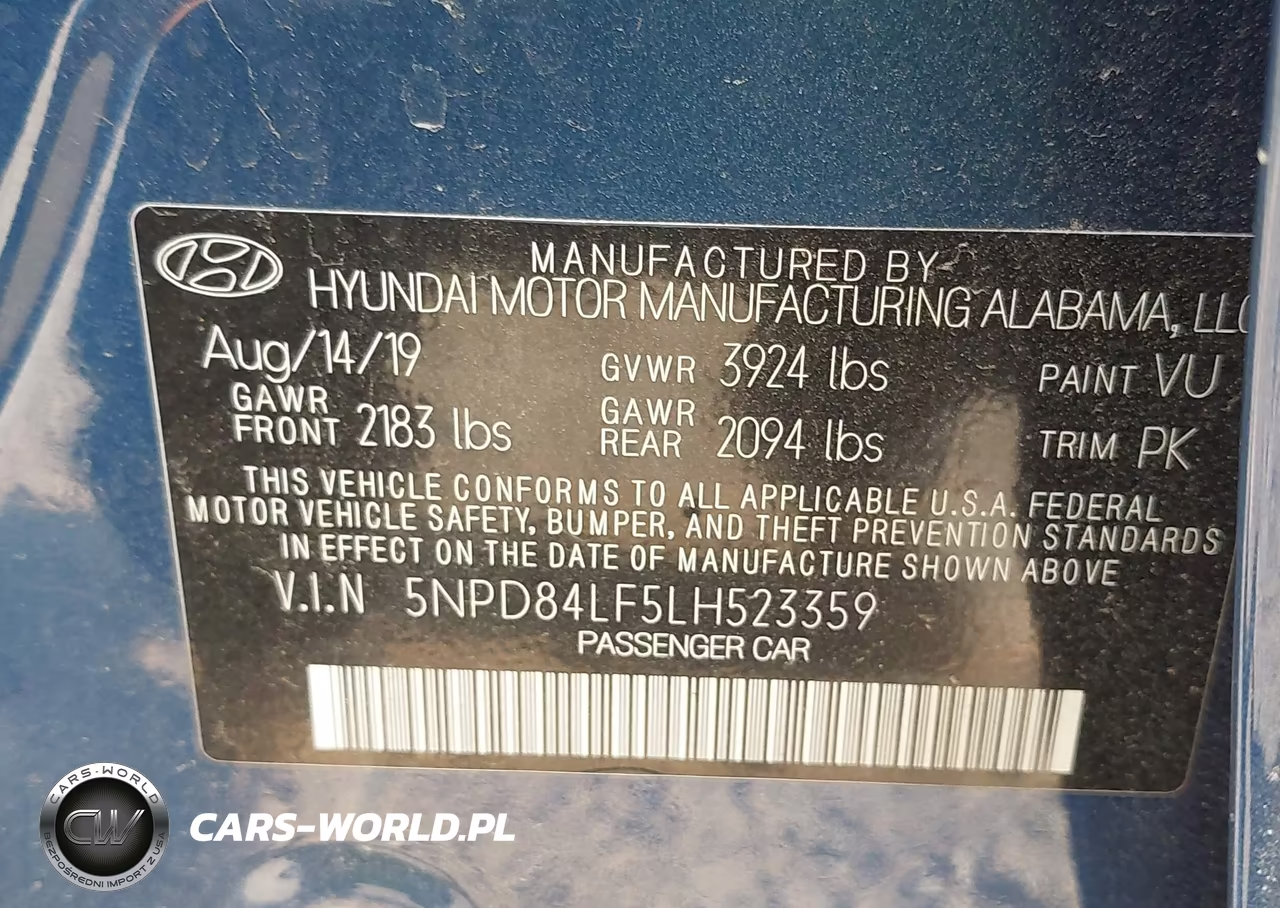 2020 Hyundai Elantra Value Edition VIN:5NPD84LF5LH523359 - 9