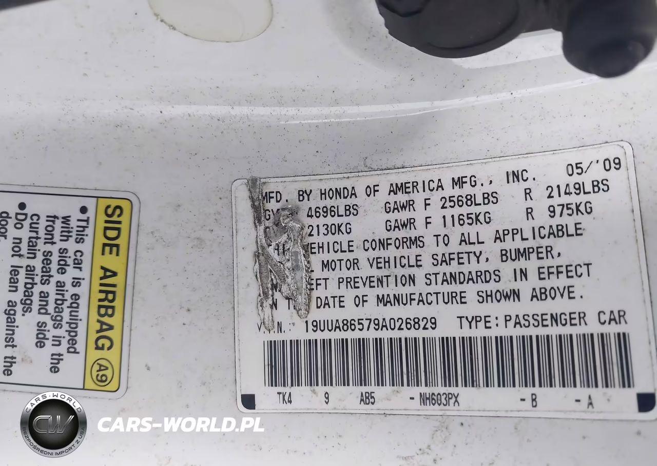2009 Acura Tl 3.5 VIN:19UUA86579A026829 - 9