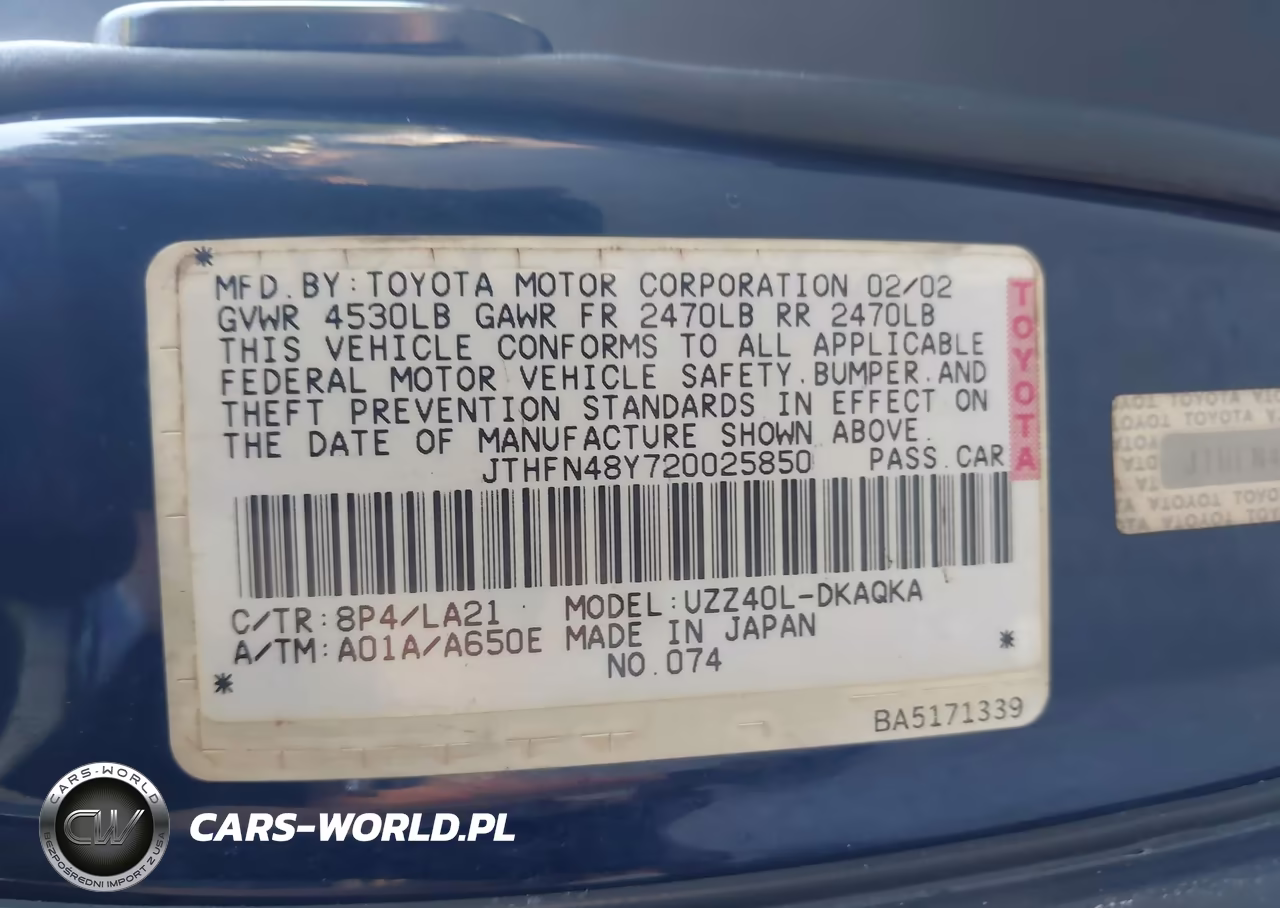 2002 Lexus Sc 430 VIN:JTHFN48Y720025850 - 9