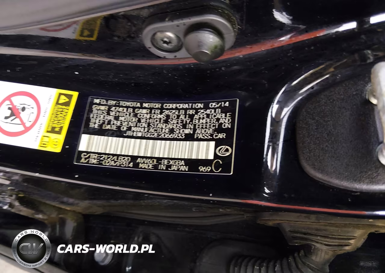2014 Lexus Es 300H VIN:JTHBW1GG2E2066933 - 9