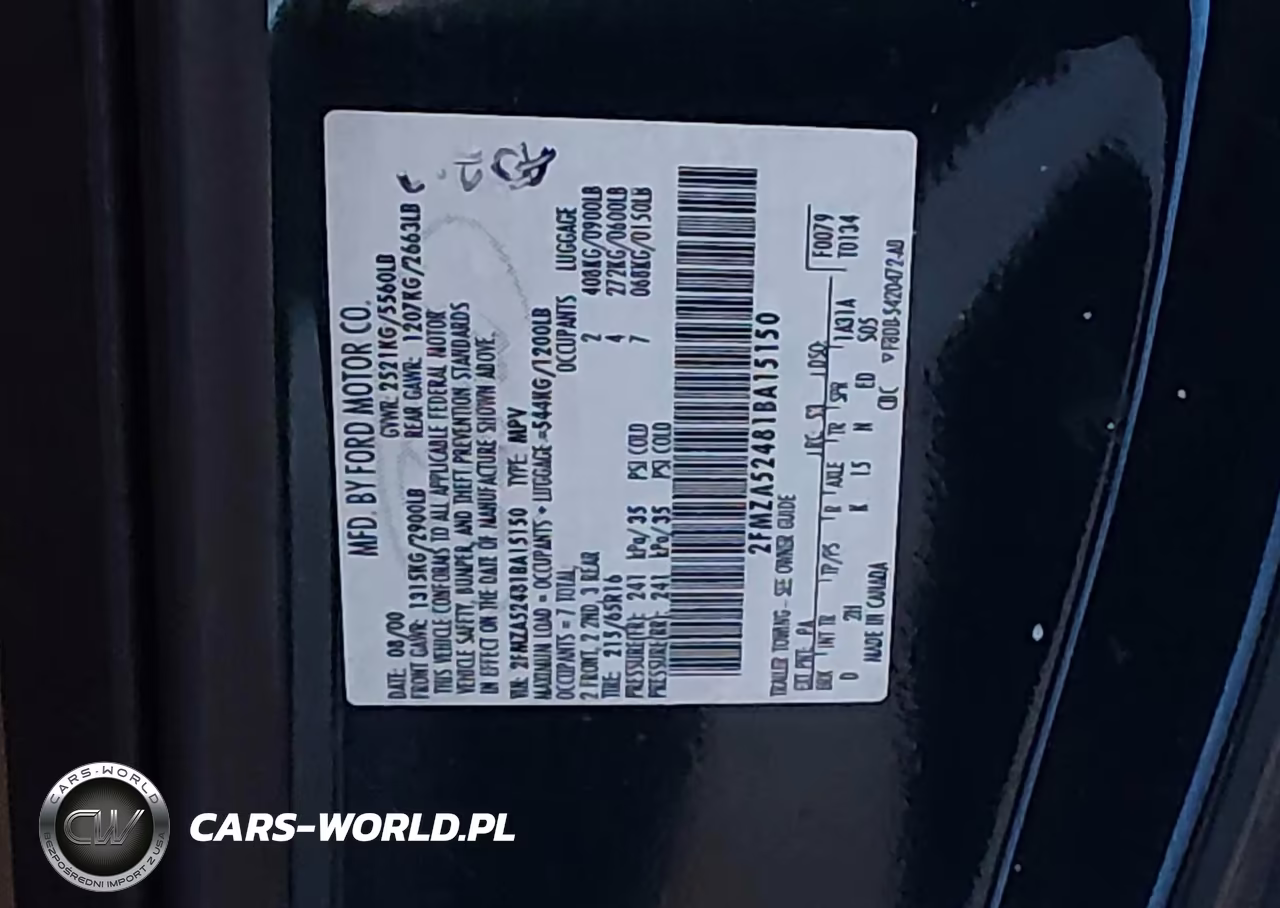 2001 Ford Windstar Se VIN:2FMZA52481BA15150 - 9