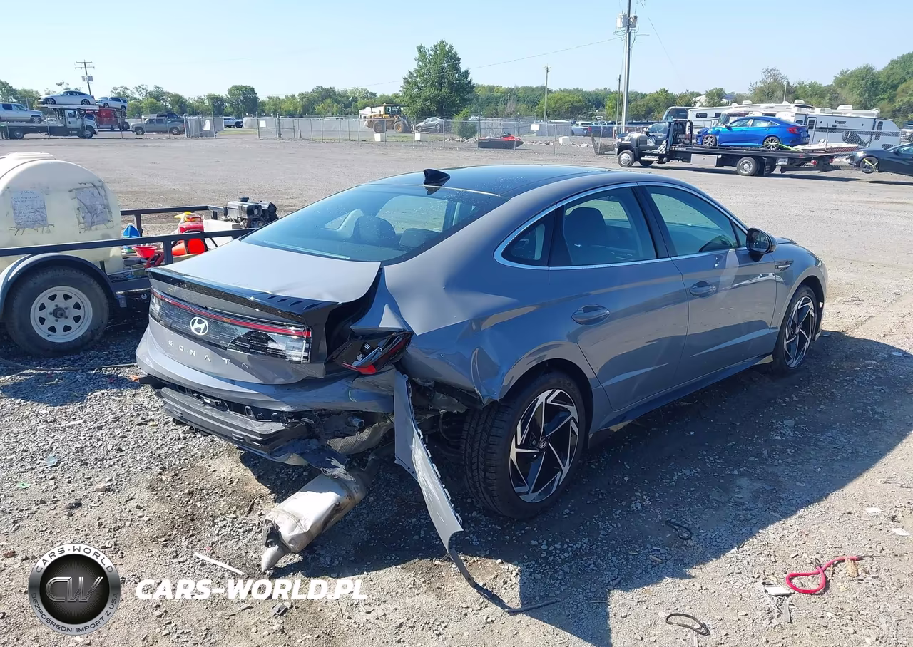 2024 Hyundai Sonata Sel VIN:KMHL14JA0RA364110 - 4
