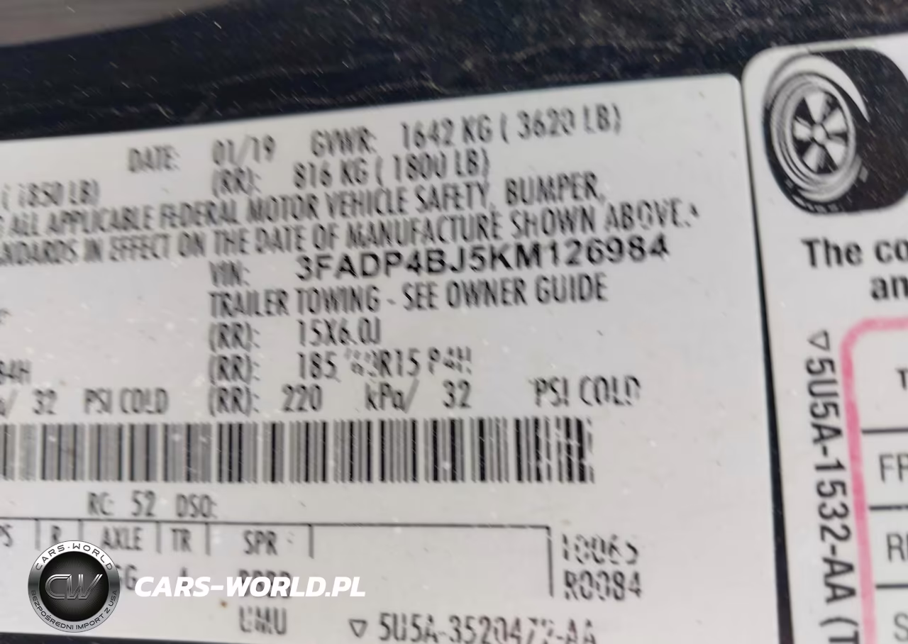 2019 Ford Fiesta Se VIN:3FADP4BJ5KM126984 - 9