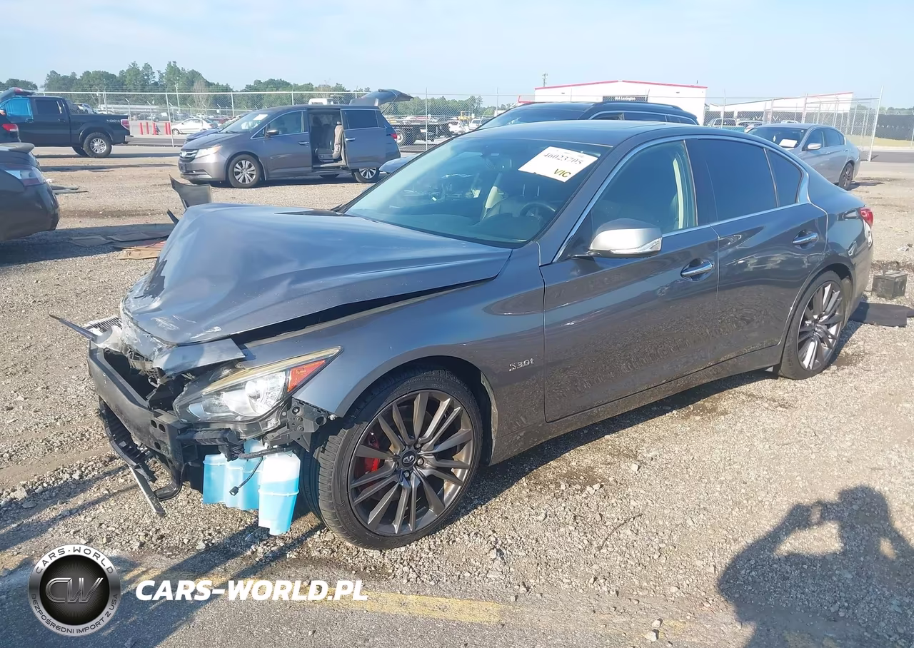 2017 Infiniti Q50 3.0T Red Sport 400 VIN:JN1FV7AP0HM850122 - 2