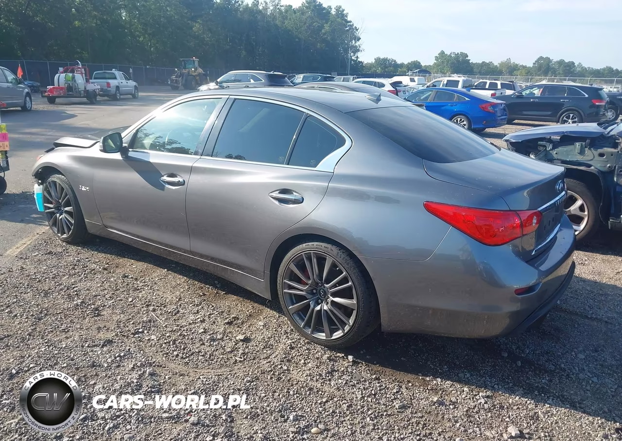 2017 Infiniti Q50 3.0T Red Sport 400 VIN:JN1FV7AP0HM850122 - 3