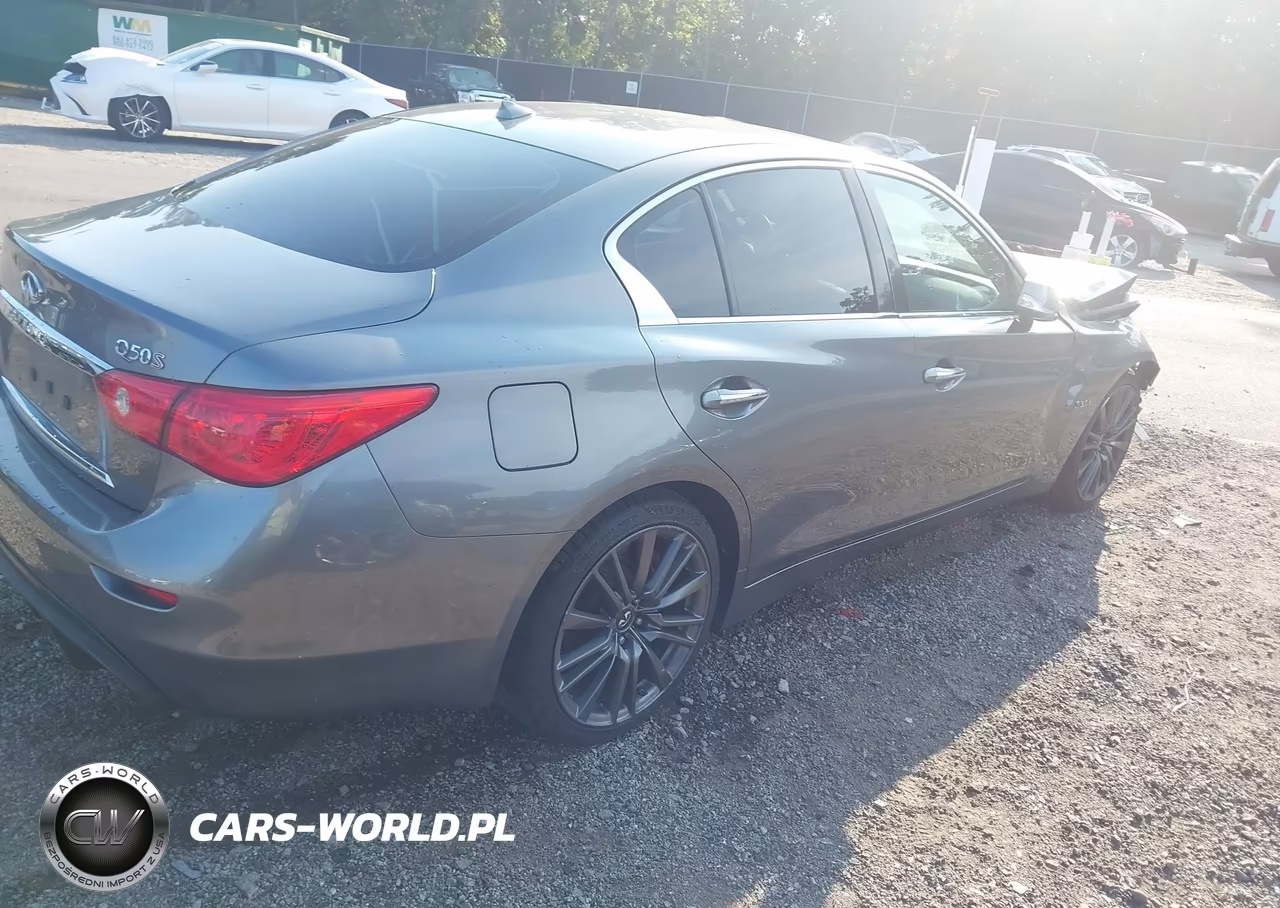 2017 Infiniti Q50 3.0T Red Sport 400 VIN:JN1FV7AP0HM850122 - 4