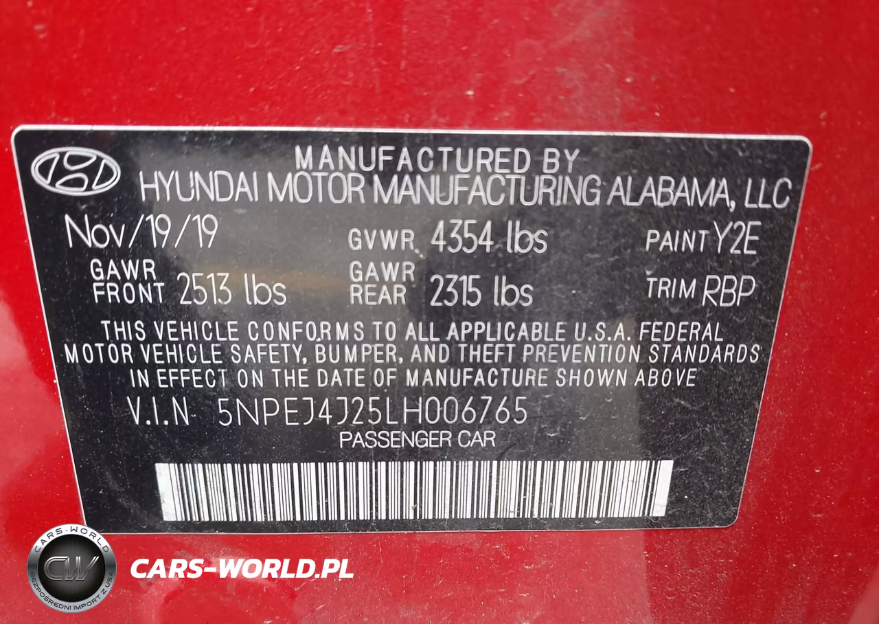 2020 Hyundai Sonata Sel Plus VIN:5NPEJ4J25LH006765 - 9