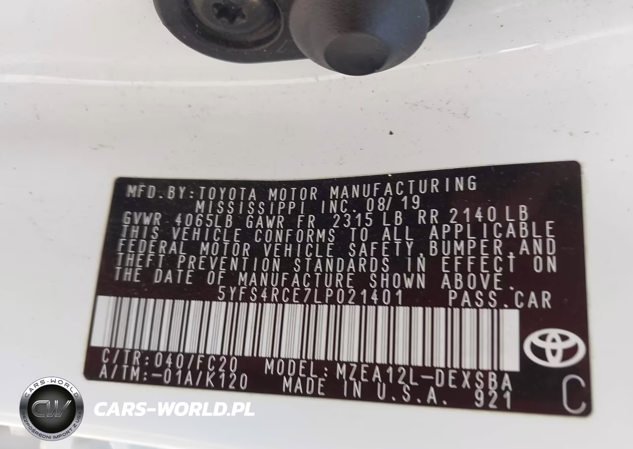 2020 Toyota Corolla Se VIN:5YFS4RCE7LP021401 - 9