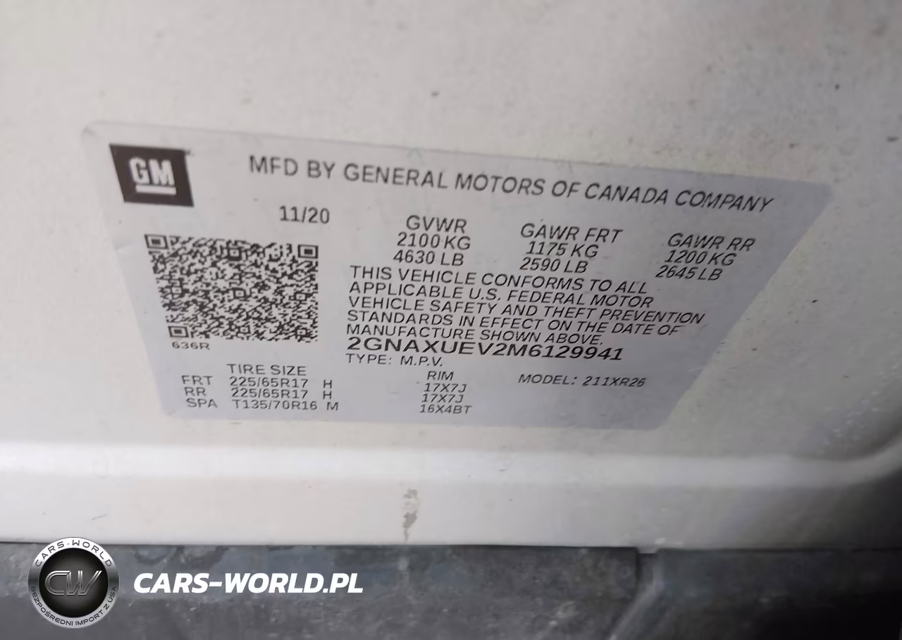 2021 Chevrolet Equinox Awd Lt VIN:2GNAXUEV2M6129941 - 9
