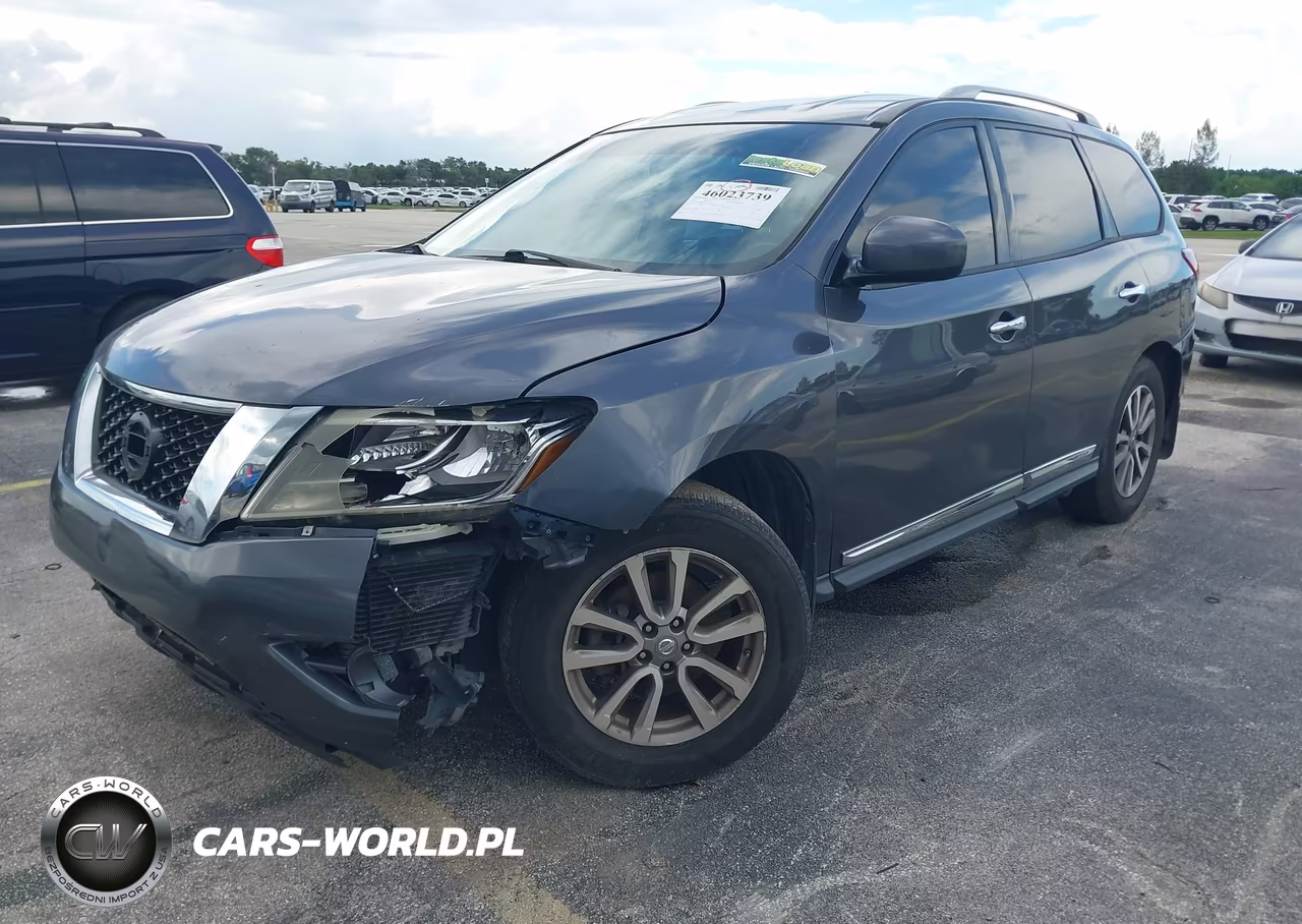 2014 Nissan Pathfinder Sl VIN:5N1AR2MN3EC668131 - 2