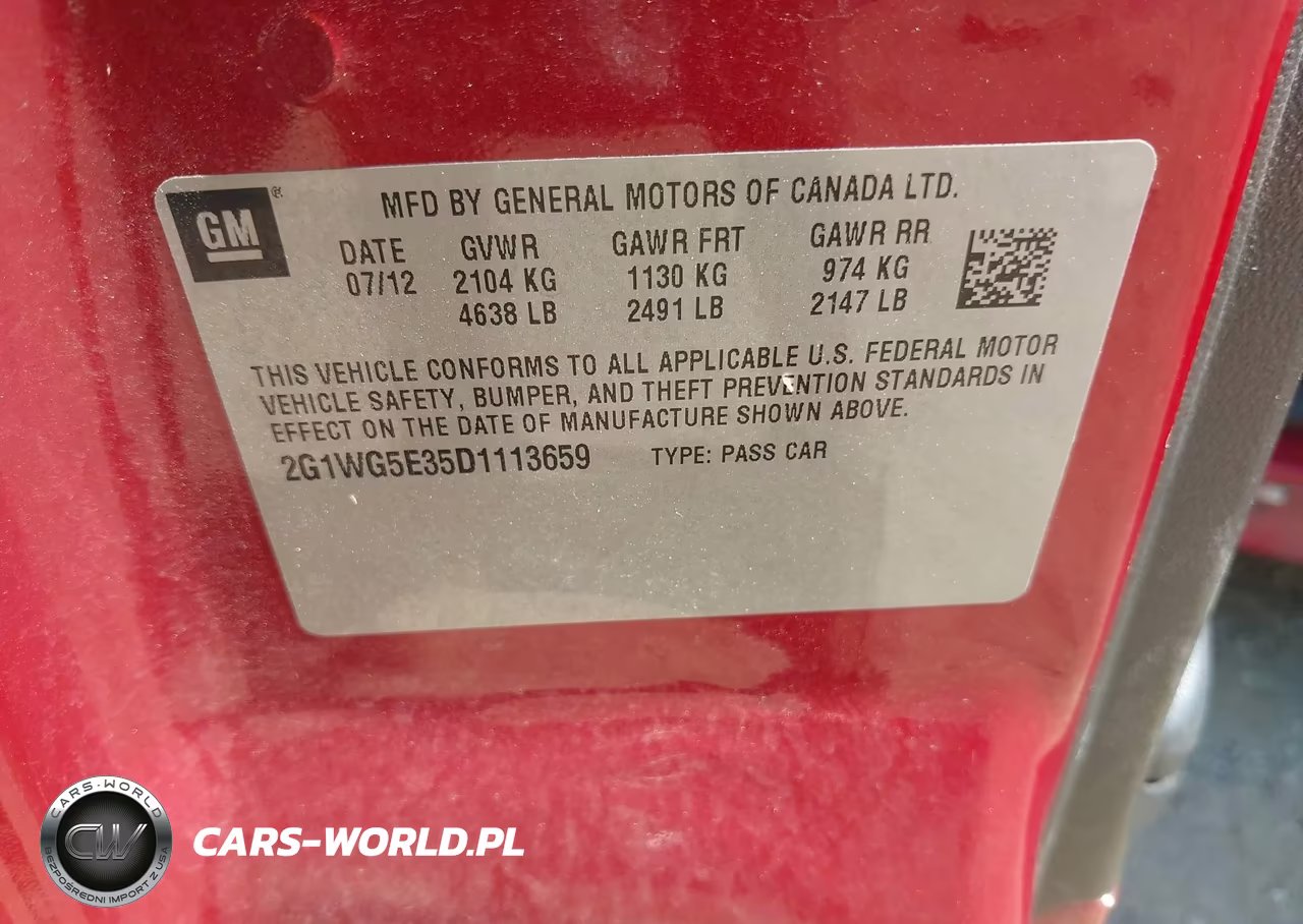 2013 Chevrolet Impala Lt VIN:2G1WG5E35D1113659 - 9
