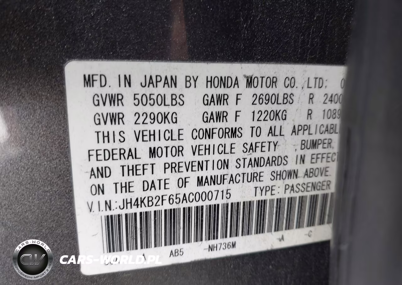 2010 Acura Rl 3.7 VIN:JH4KB2F65AC000715 - 9