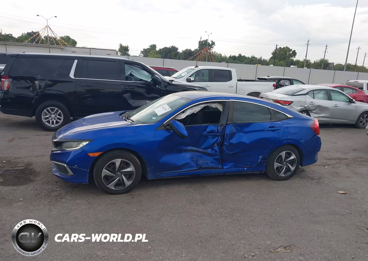 2019 Honda Civic Lx VIN:2HGFC2F66KH500785 - 14