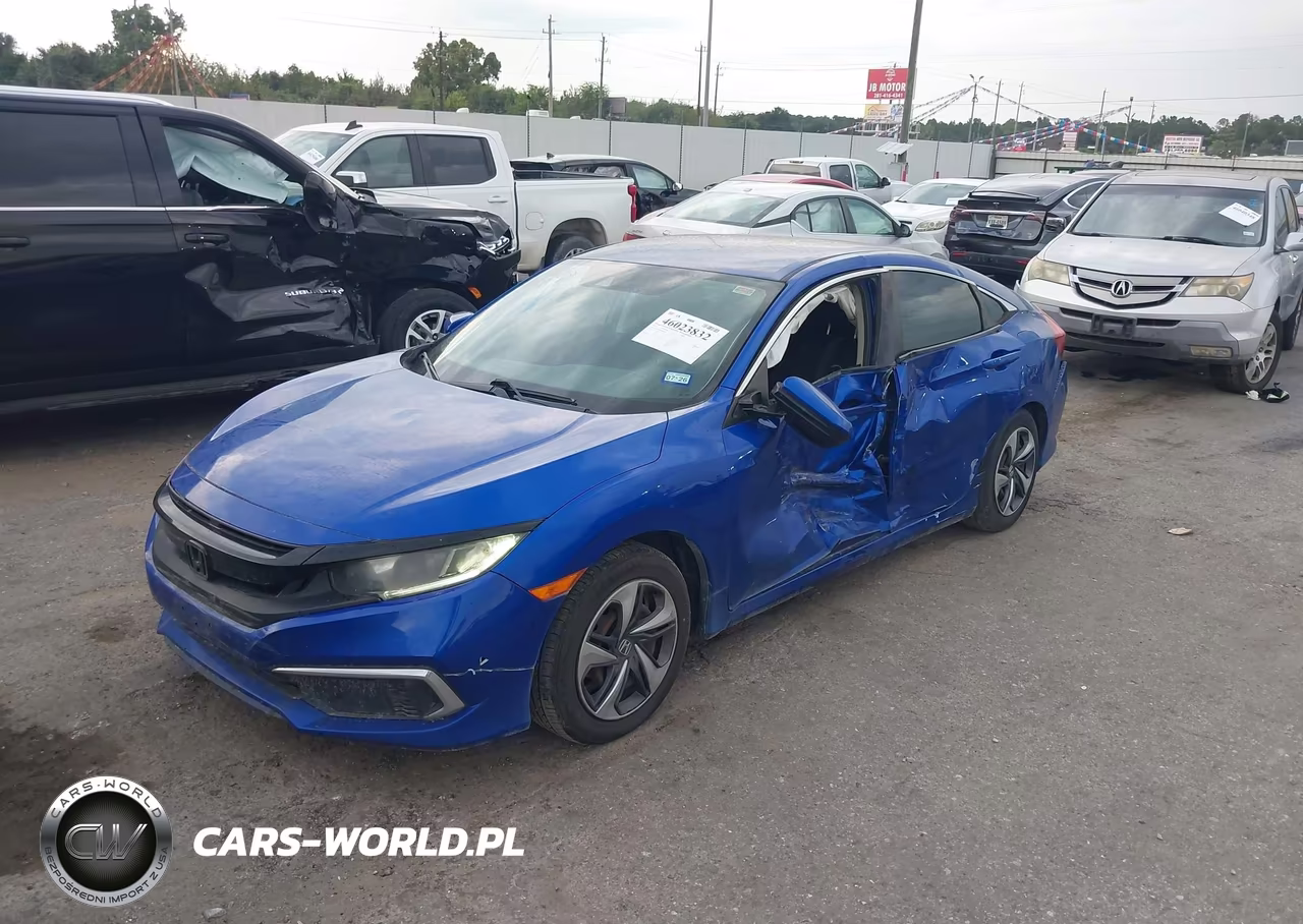 2019 Honda Civic Lx VIN:2HGFC2F66KH500785 - 2