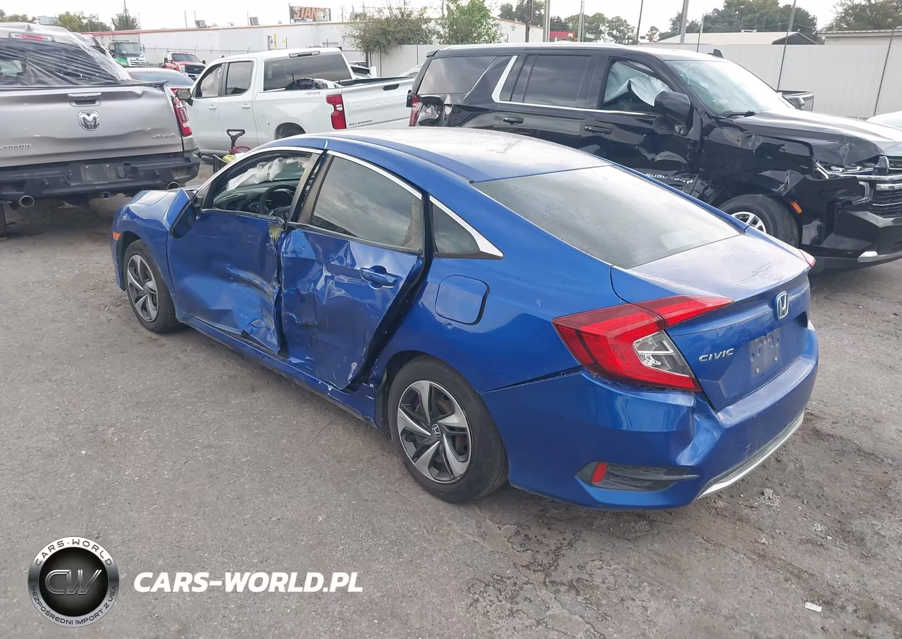 2019 Honda Civic Lx VIN:2HGFC2F66KH500785 - 3