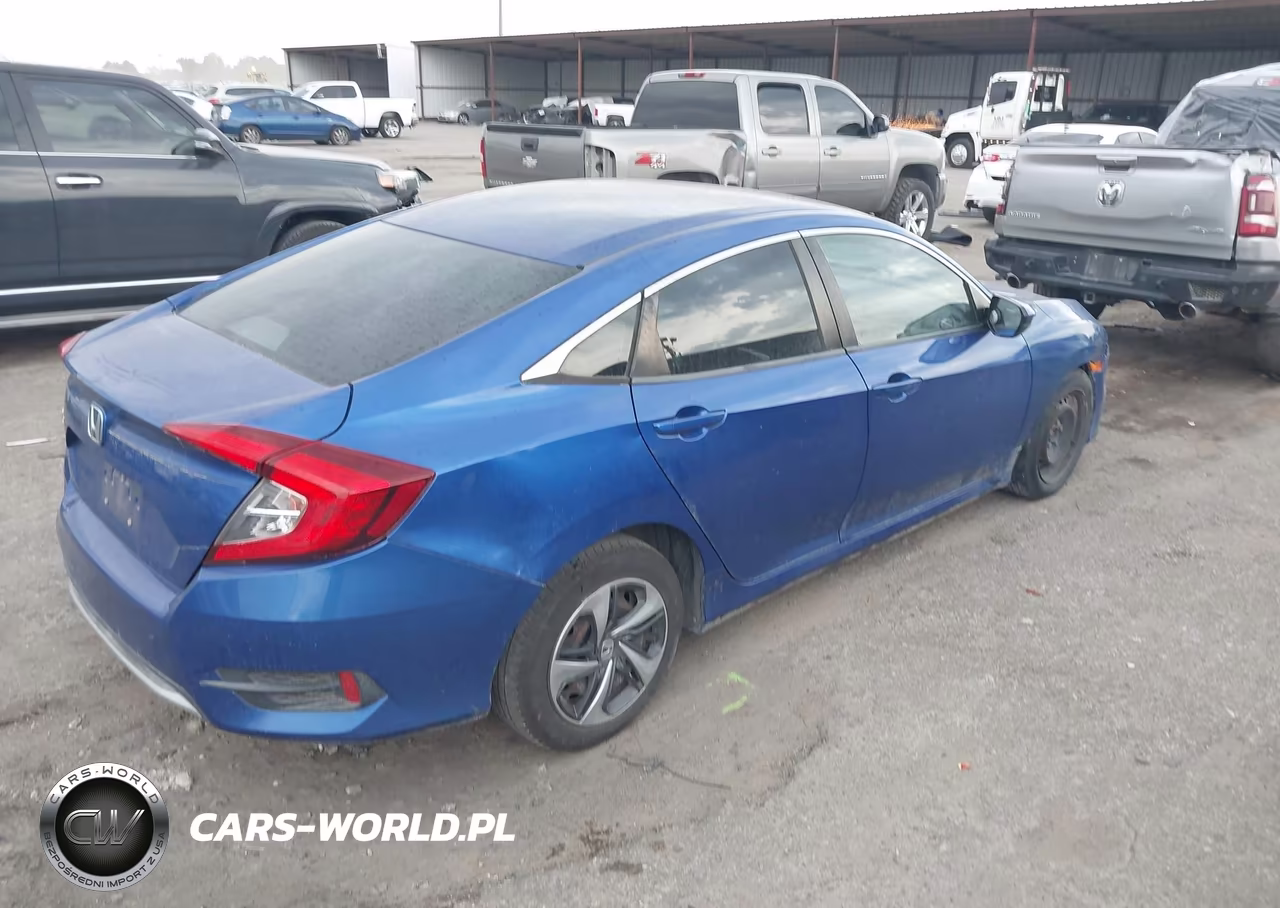 2019 Honda Civic Lx VIN:2HGFC2F66KH500785 - 4