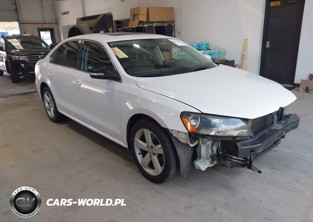 2013 Volkswagen Passat 2.5L Se VIN:1VWBH7A39DC096893 - 1