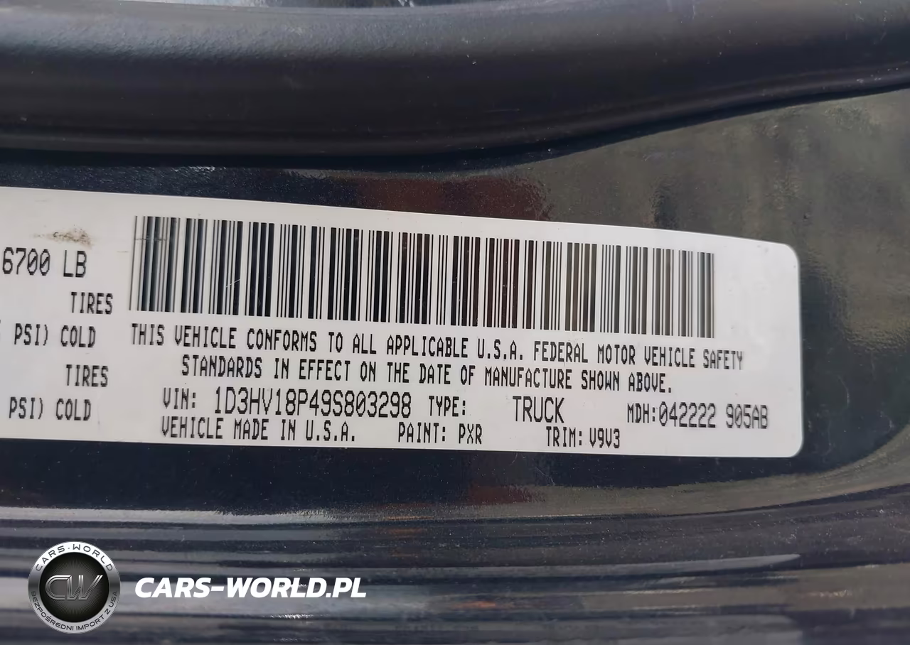 2009 Dodge Ram 1500 Slt-Sport-Trx VIN:1D3HV18P49S803298 - 9