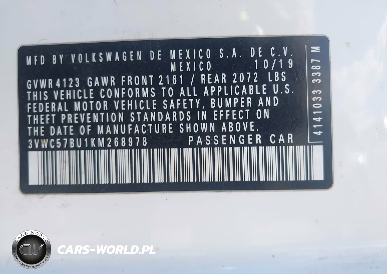 2019 Volkswagen Jetta 1.4T R-Line-1.4T S-1.4T Se VIN:3VWC57BU1KM268978 - 9