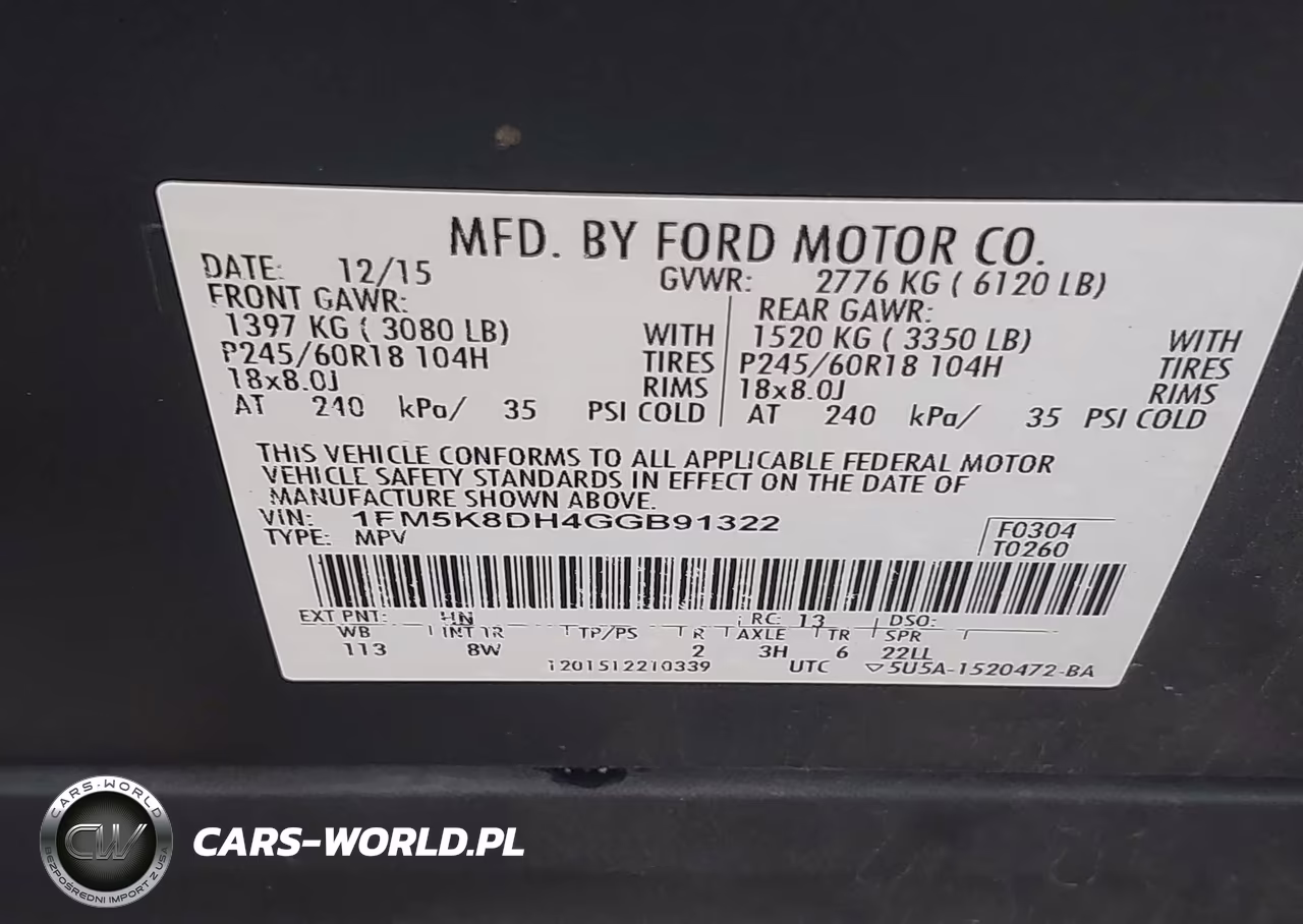 2016 Ford Explorer Xlt VIN:1FM5K8DH4GGB91322 - 9