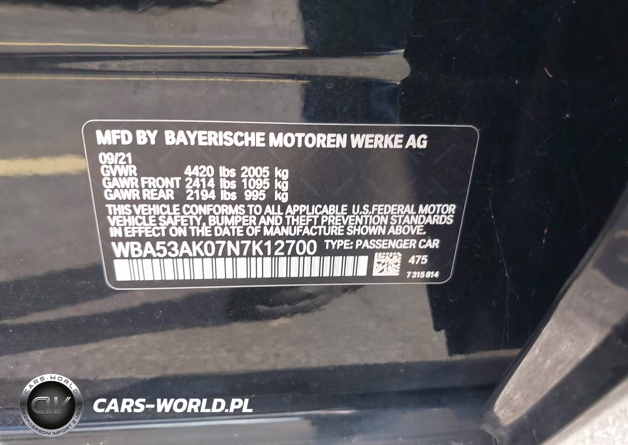 2022 BMW 228 Gran Coupe I Sdrive VIN:WBA53AK07N7K12700 - 9