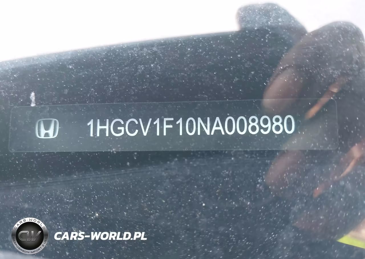 2022 Honda Accord Lx VIN:1HGCV1F10NA008980 - 9