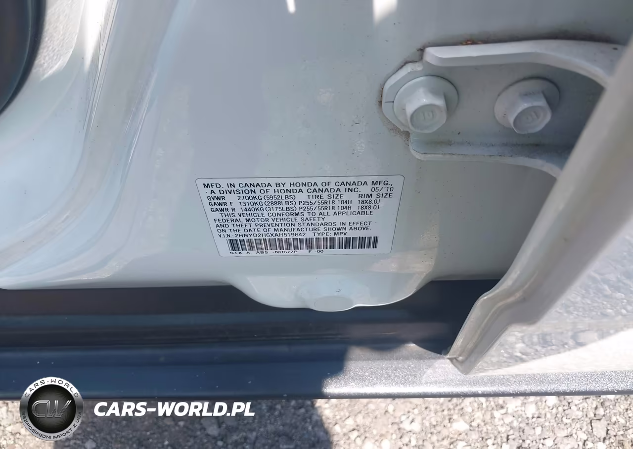 2010 Acura Mdx Technology Package VIN:2HNYD2H6XAH519642 - 9