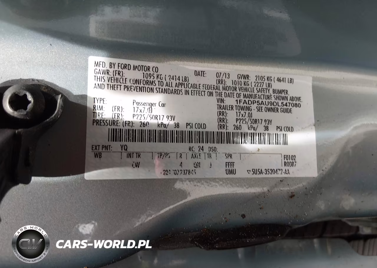 2013 Ford C-Max Hybrid Se VIN:1FADP5AU9DL547080 - 9