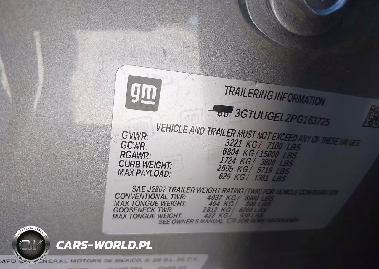 2023 GMC Sierra 1500 4Wd Standard Box Denali VIN:3GTUUGEL2PG163725 - 9