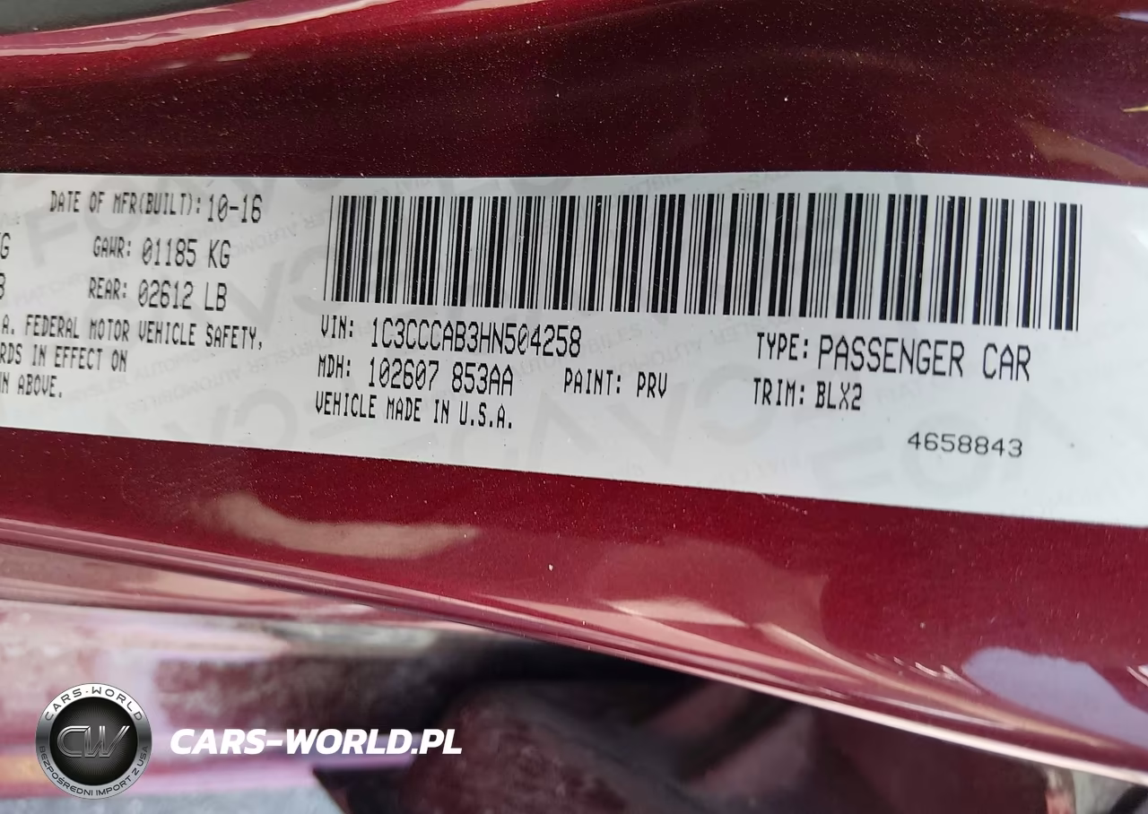 2017 Chrysler 200 Limited Platinum VIN:1C3CCCAB3HN504258 - 9
