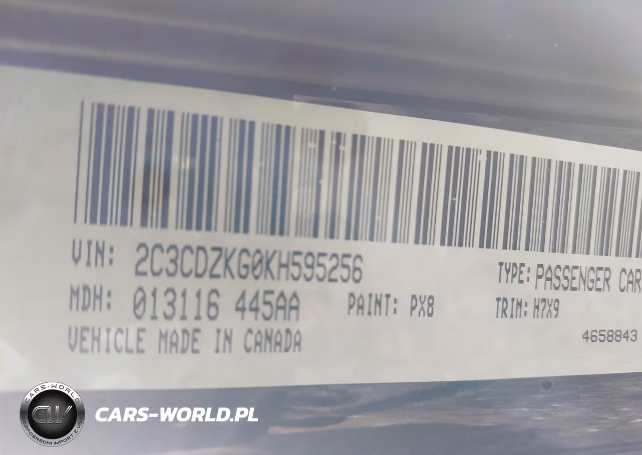 2019 Dodge Challenger Gt Awd VIN:2C3CDZKG0KH595256 - 9