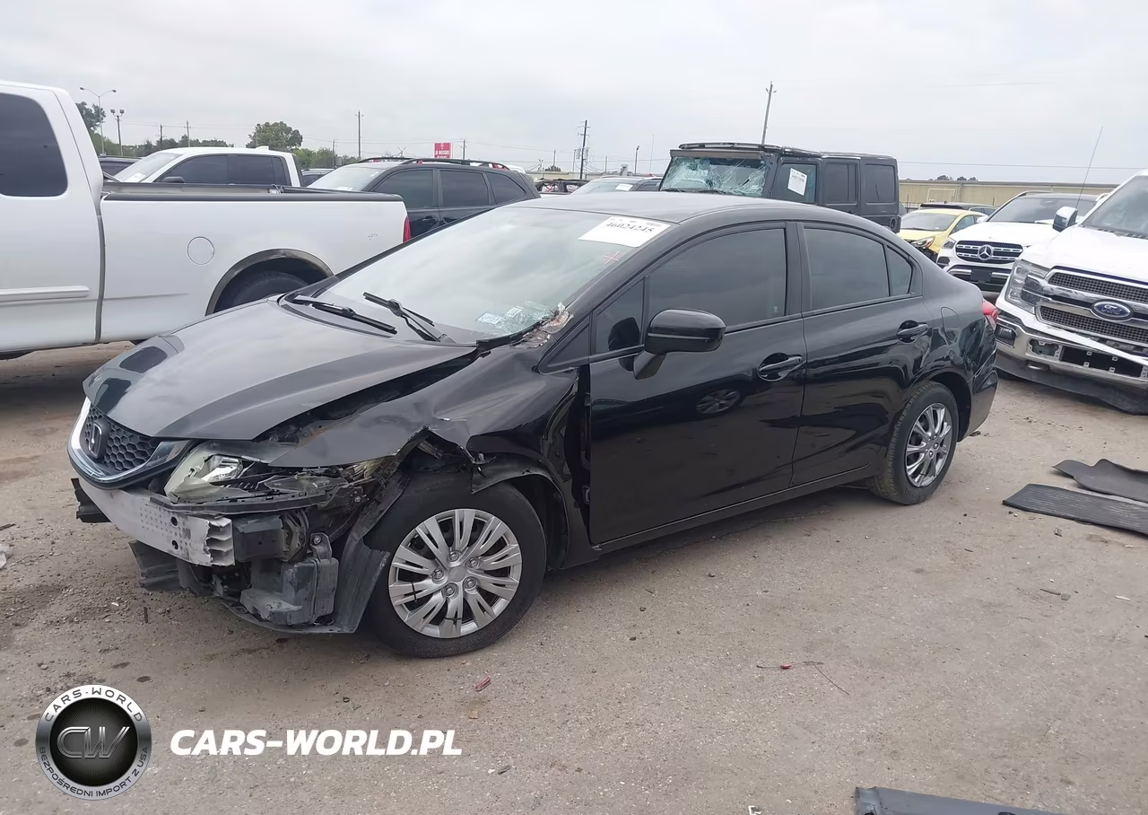 2014 Honda Civic Lx VIN:19XFB2F54EE027414 - 2