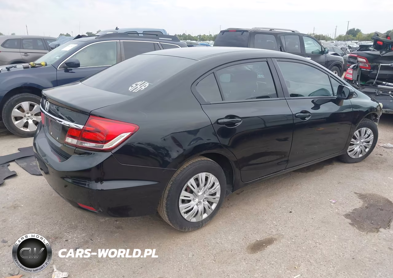 2014 Honda Civic Lx VIN:19XFB2F54EE027414 - 4