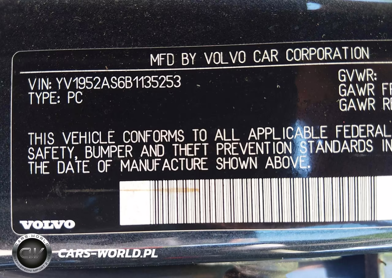 2011 Volvo S80 3.2 VIN:YV1952AS6B1135253 - 9