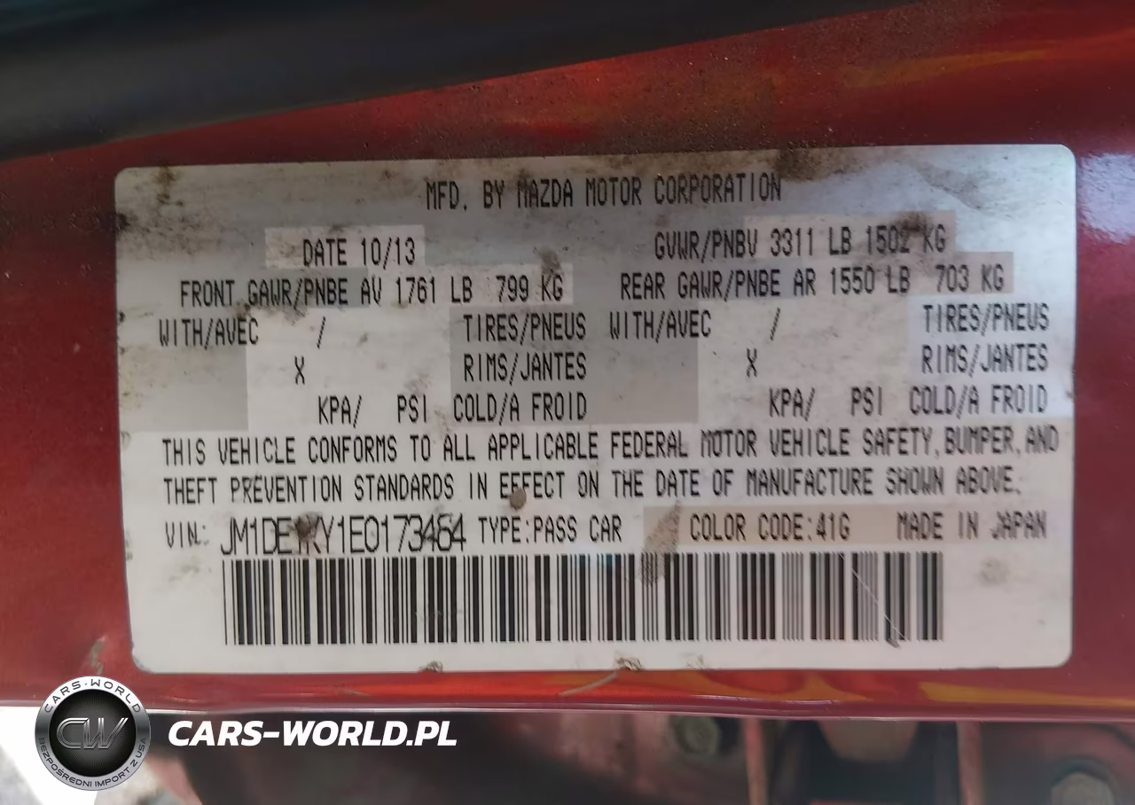 2014 Mazda Mazda2 Sport VIN:JM1DE1KY1E0173464 - 9