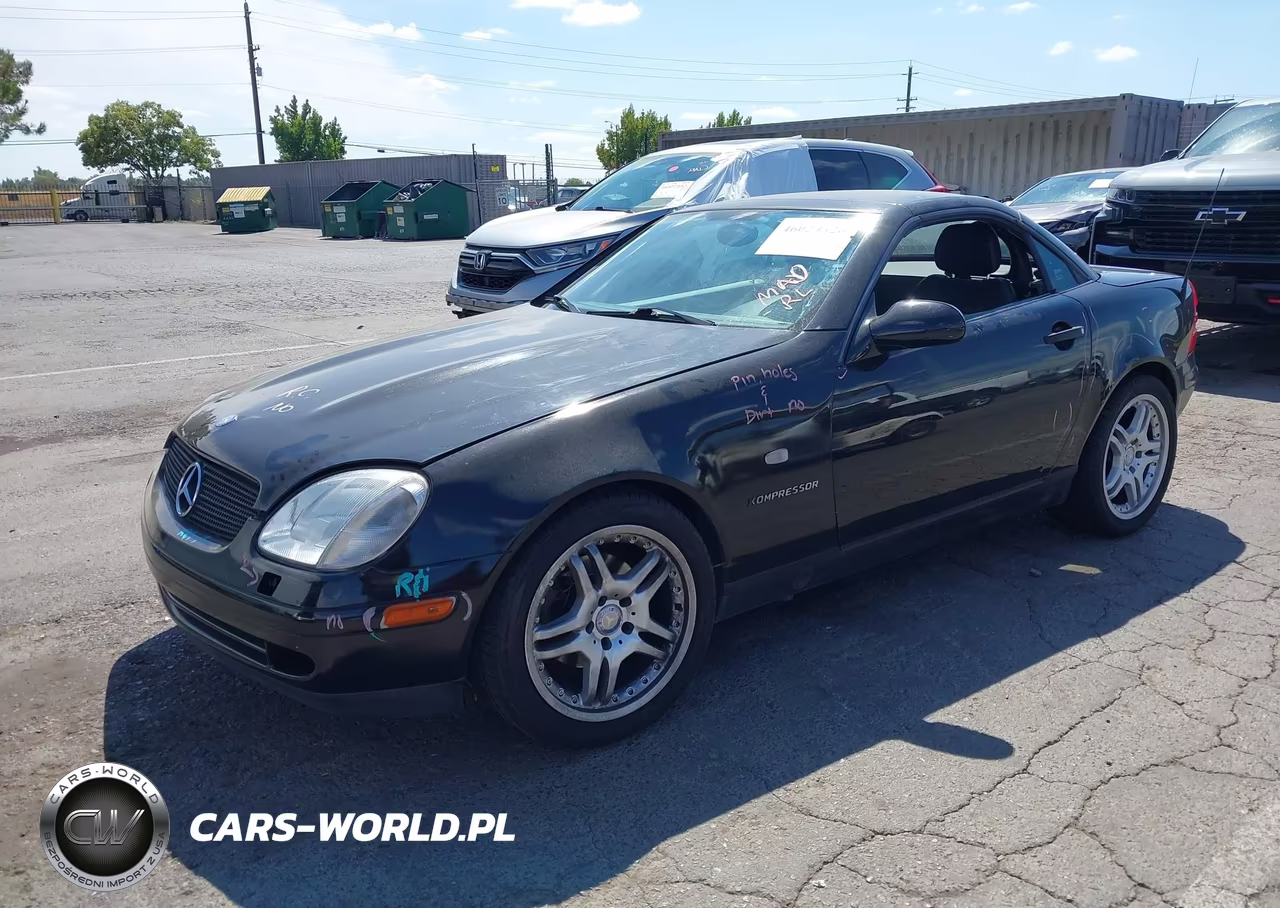 2000 Mercedes-Benz Slk 230 Kompressor VIN:WDBKK47F4YF164329 - 2