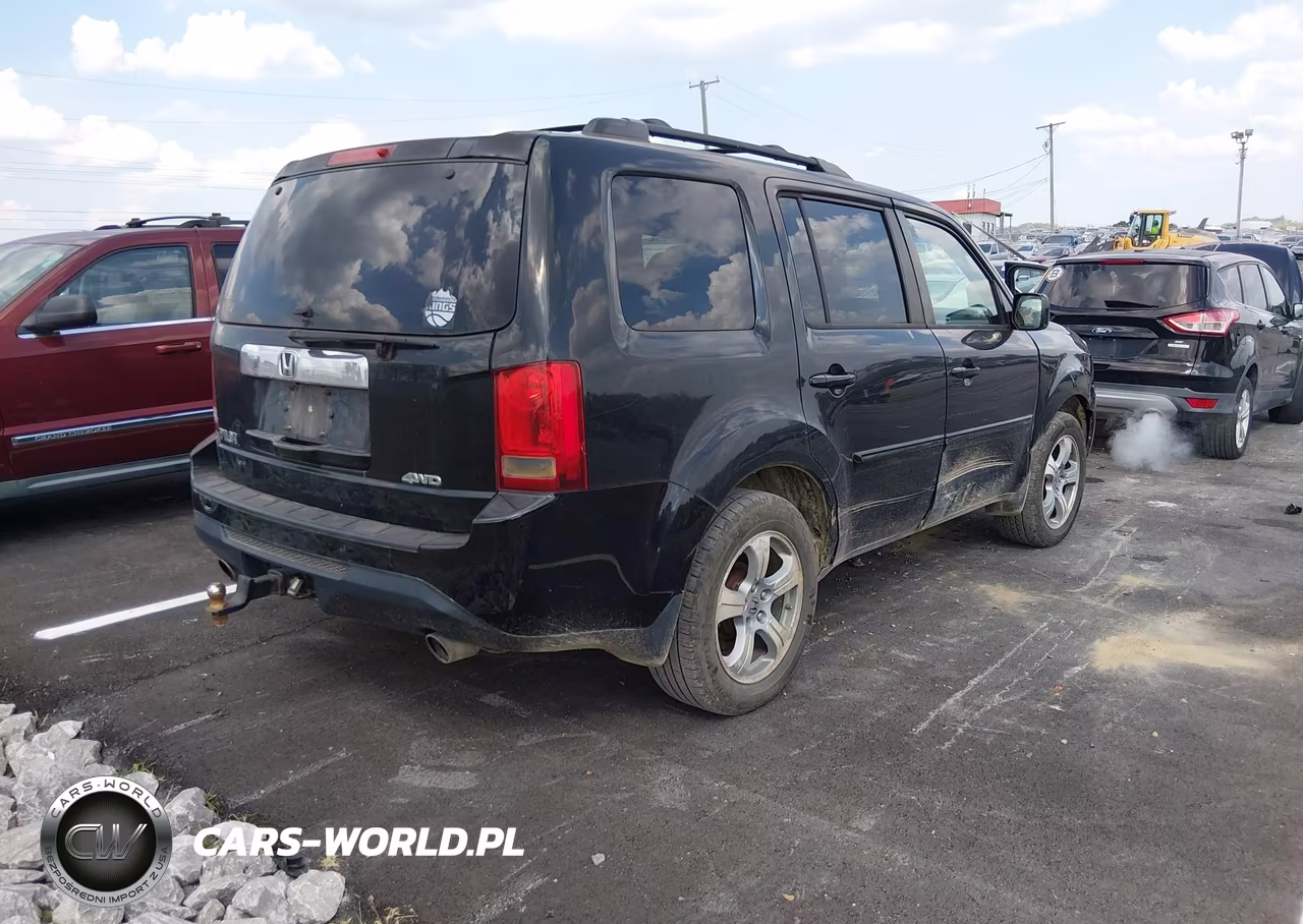 2013 Honda Pilot Ex-L VIN:5FNYF4H76DB021503 - 4
