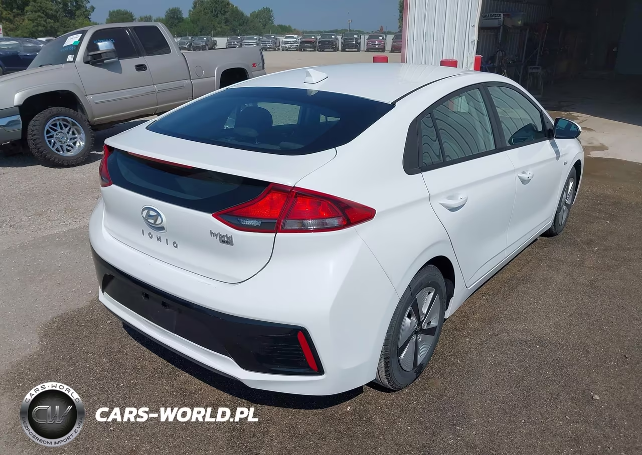 2019 Hyundai Ioniq Hybrid Blue VIN:KMHC65LC3KU159424 - 4