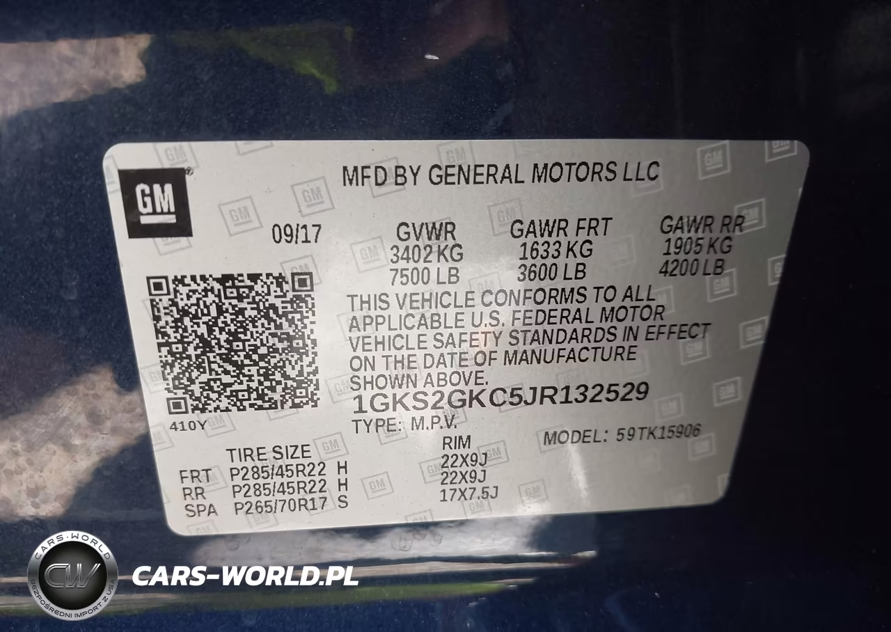 2018 GMC Yukon Xl Slt VIN:1GKS2GKC5JR132529 - 9