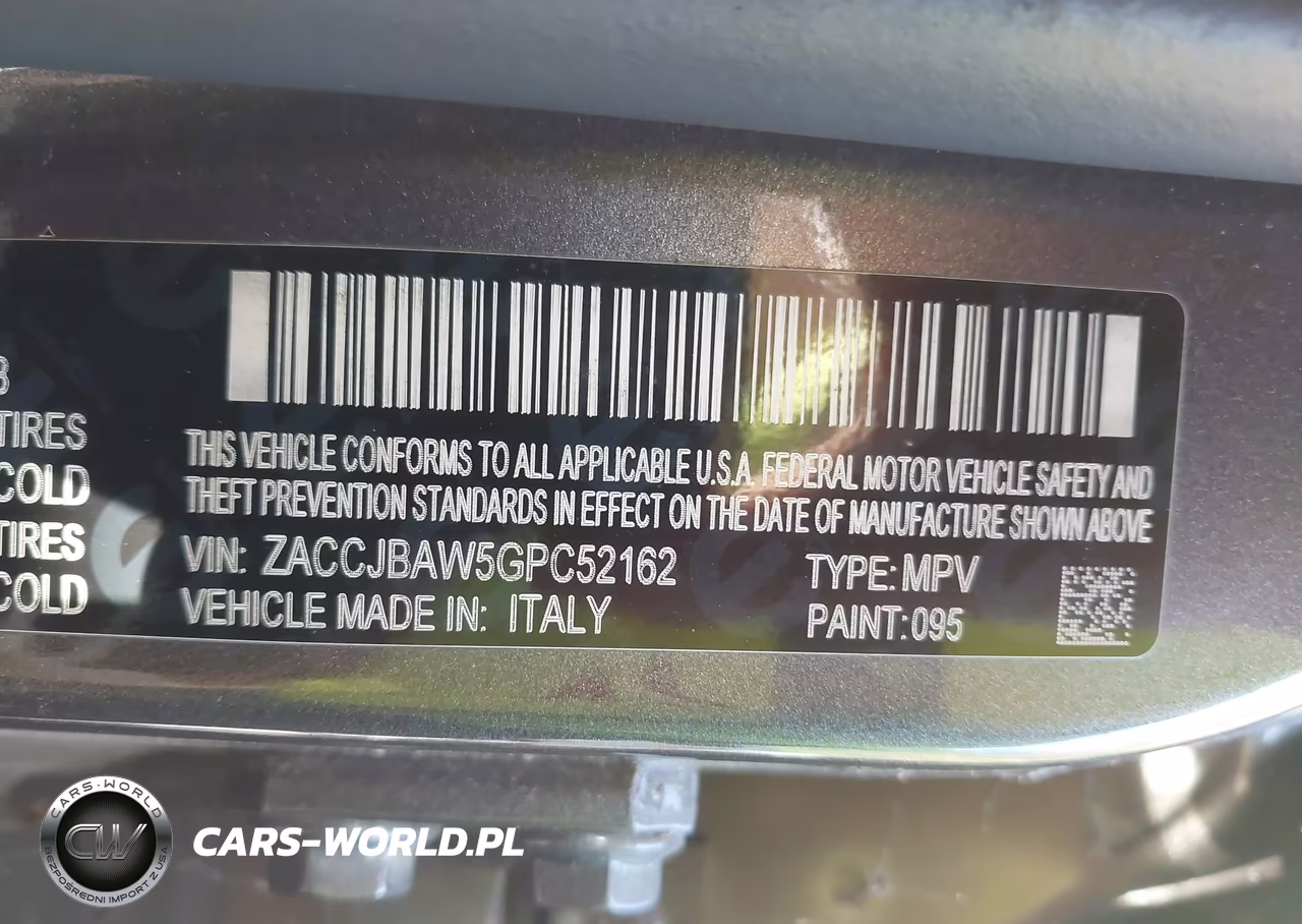 2016 Jeep Renegade Sport VIN:ZACCJBAW5GPC52162 - 9